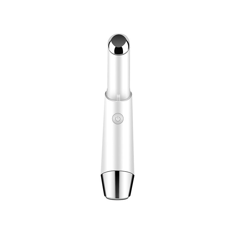 white Lip and Eye Beauty Massage Pen front view