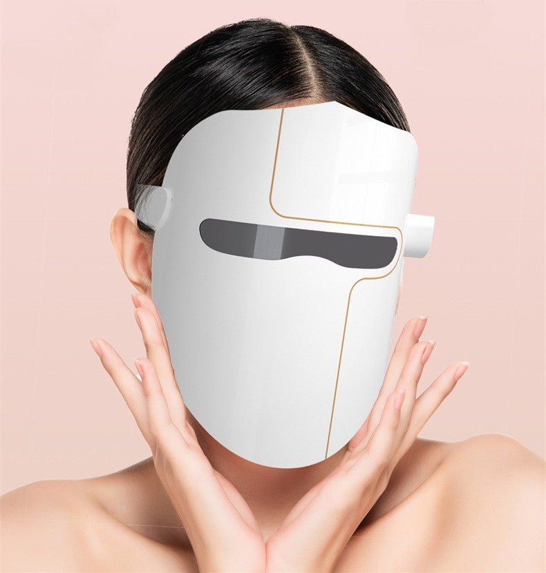 Light Therapy Beauty Mask being worn