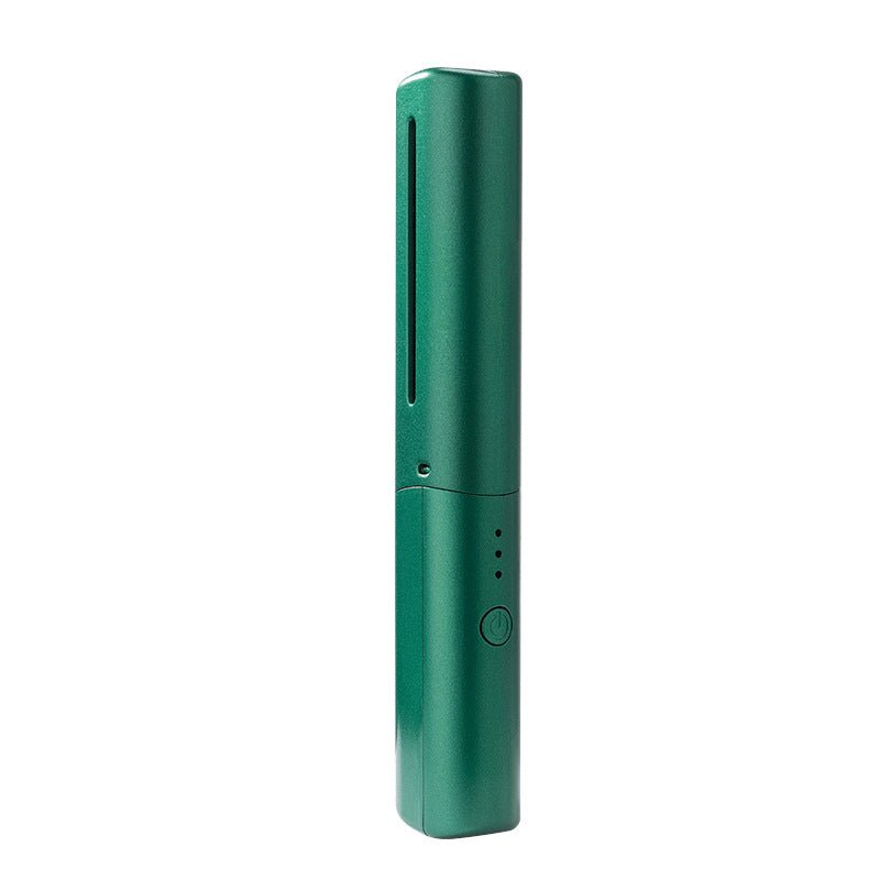 small green Portable Hair Straightener