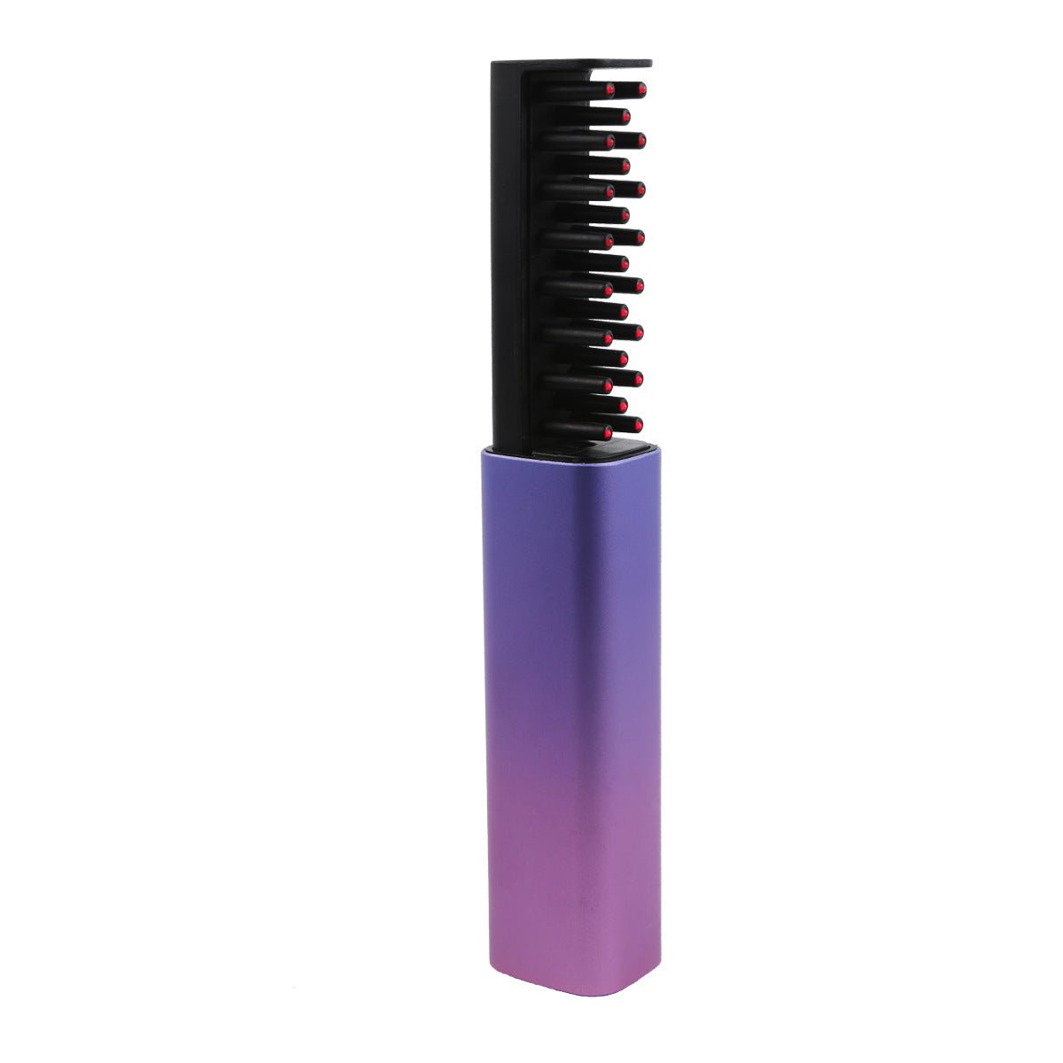 Red Light Hair Health Comb and massager purple