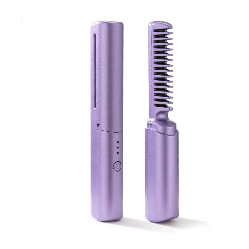 small purple Portable Hair Straightener